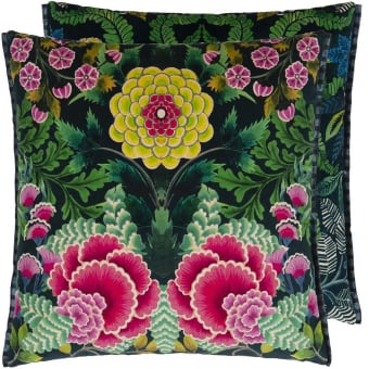 Coussin Brocart Décoratif Velours