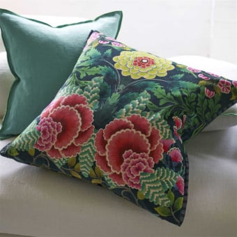 Brocart Décoratif Velours Cushion