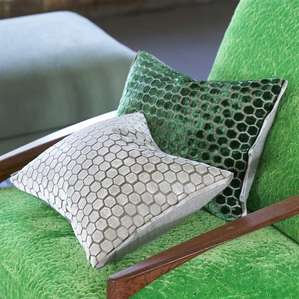 Designers Guild ピンク クッション Jabot Cushion Designers Guild