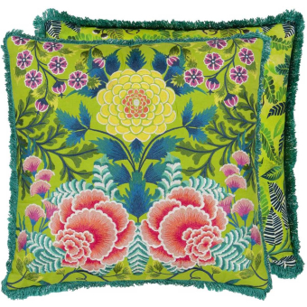Coussin Brocart Décoratif Embroidered