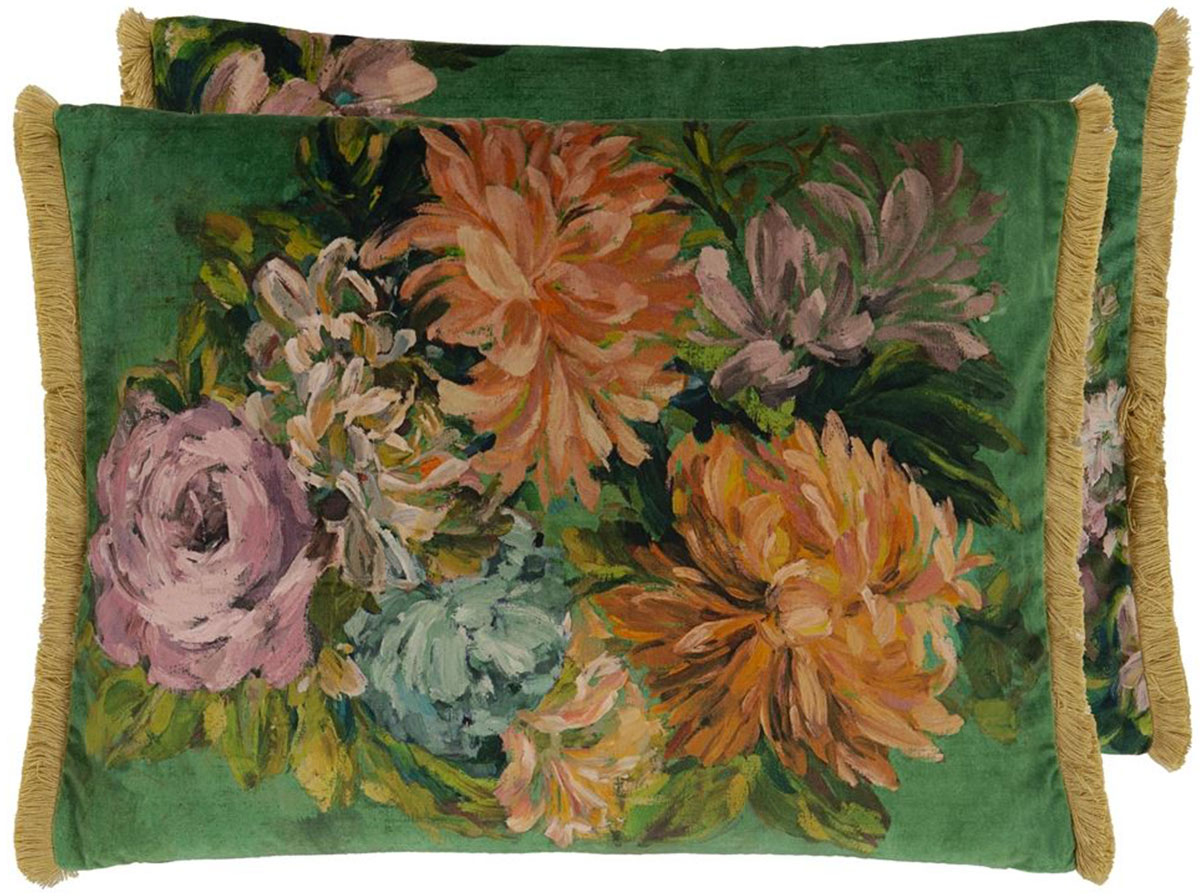Fleurs d'Artistes Velours Cushion Designers Guild