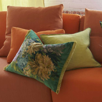 Coussin Fleurs d'Artistes Velours