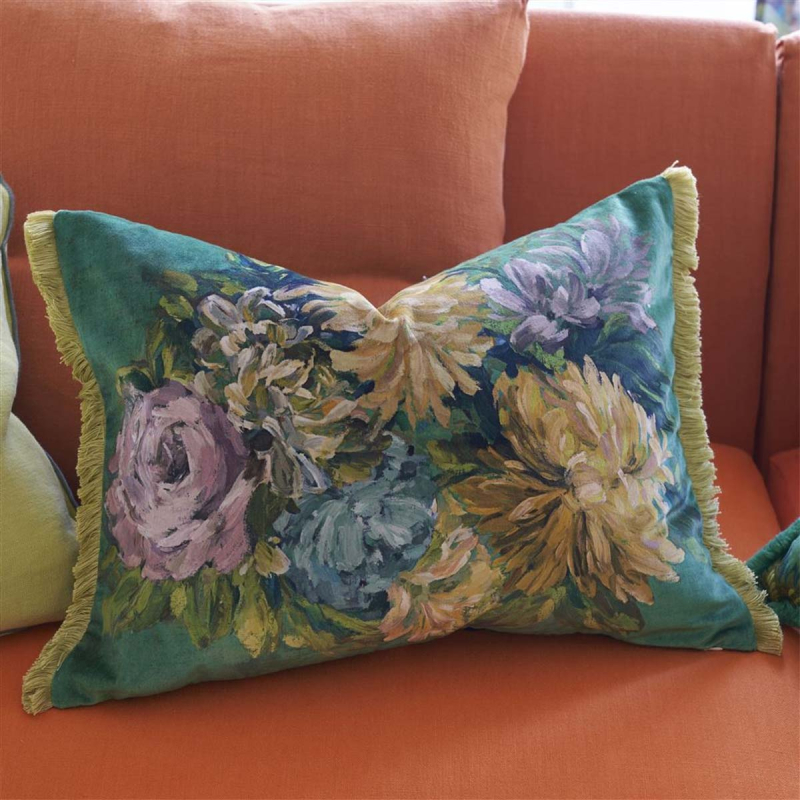 Fleurs d'Artistes Velours Cushion Designers Guild