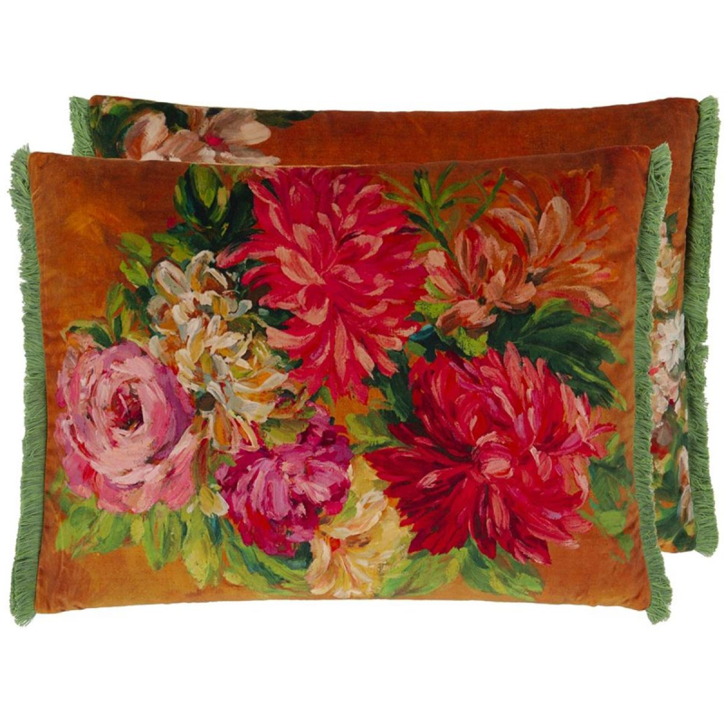 Fleurs d'Artistes Velours Cushion Designers Guild