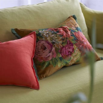 Coussin Fleurs d'Artistes Velours