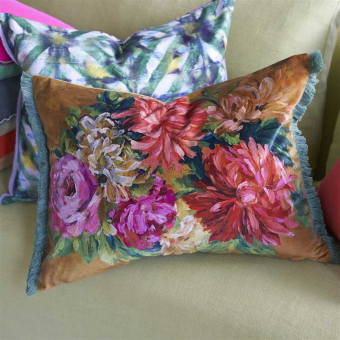 Fleurs d'Artistes Velours Cushion Designers Guild