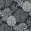 Arbre Kimono Wallpaper Initiales Blanc/Argent/Noir BW3852