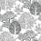 Arbre Kimono Wallpaper Initiales Noir/Blanc BW3853