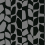 Feuille Primitive Wallpaper Initiales Noir/Argent BW3894