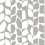 Feuille Primitive Wallpaper Initiales Or Clair/Blanc BW3895