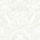 Papier peint Aigrette Damassée Initiales Ecru BW3932