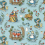 Alice In Wonderland Wallpaper Sanderson Puddle Blue DDIW217286