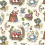 Alice In Wonderland Wallpaper Sanderson Hundreds & Thousands DDIW217287
