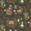 Alice In Wonderland Wallpaper Sanderson Chocolate DDIW217288