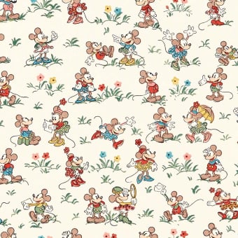 Tissu Mickey & Minnie