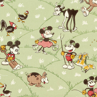 Mickey At The Farm fabric