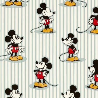 Tessuto Mickey Stripe