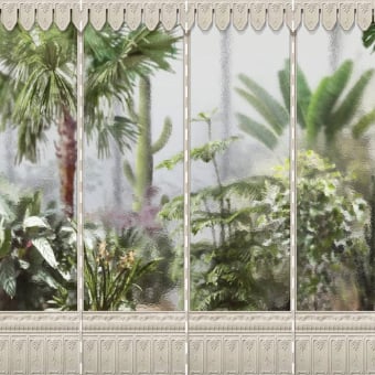 Papier peint panoramique Jardin d'Hiver Serre