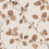 Bokskog Wallpaper Sandberg Terracotta S10324