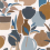 Vallauris Wallpaper Casamance Camel/marine 76210814