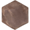 Terracotta Terre Preziose Esagono Il Palagio Grigio ematite 92ES266T14XP1