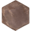 Terracotta Terre Preziose Esagono Il Palagio Grigio Ematite 92ES266T14XP1