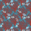 Tapete Récif Little Cabari Bleu de prusse PP-09-50-REC-BDP