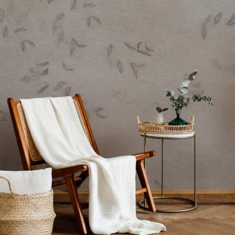 Papier peint panoramique Leaves Reflection