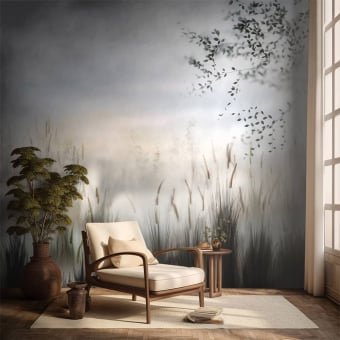 Etang dans la Brume Panel