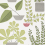 House Plants Wallpaper MissPrint Olive MISP1176