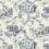 Carta da parati Erotic Toile de Jouy Pascale Risbourg Blue TDJBLU