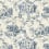 Papier peint Erotic Toile de Jouy Pascale Risbourg Blue TDJBLU