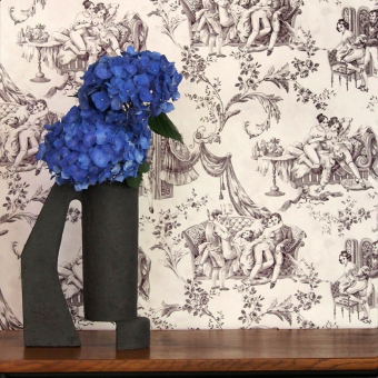 Carta da parati Erotic Toile de Jouy