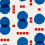 Carta da parati Rebel Dots Tres Tintas Barcelona White/Blue EF4902-1