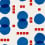 Papier peint Rebel Dots Tres Tintas Barcelona White/Blue EF4902-1