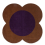 Tappeti Flower Orla Kiely Chestnut Violet 158401150001