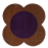 Tappeti Flower Orla Kiely Chestnut Violet 158401200001