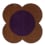 Teppich Flower Orla Kiely Chestnut Violet 158401200001