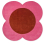 Tapis Flower Orla Kiely Pink Red 158400150001