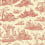 Fragonard Fabric Charles Burger Sanguine 1471008