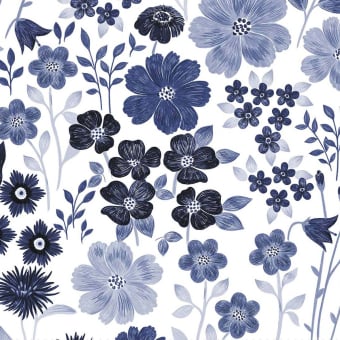 Carta da parati panoramica Fleurs des Champs Célia