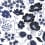 Panoramatapete Petites Fleurs des Champs Célia Koziel Navy CUST-CELIAXS
