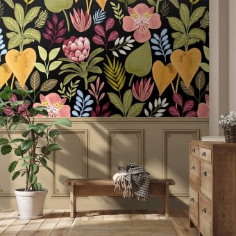 Carta da parati panoramica Fleurs des Champs Moana