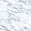 Papier peint panoramique Marbre Arabescato Koziel Blanc/Bleu CUST-LPM008