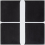 Plus square cement Tile Marrakech Design Charcoal/Pure White plussquare-charcoal-pure white