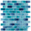 Fashion rectangle Mosaic Vitrex Azzurro 3800008