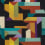 Stoff Polychromie Casamance Acajou/Acier 45900321
