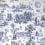Tela Ballon de Gonesse Charles Burger Bleu 1348002
