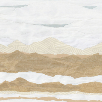 Carta da parati panoramica Dune de Papier