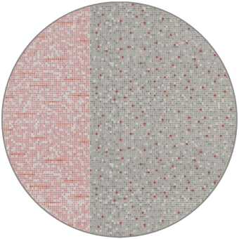 Tapis Mosaique rond